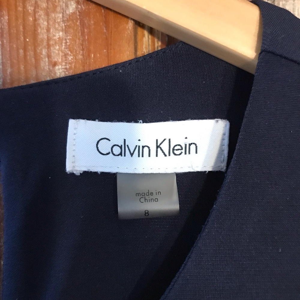 Calvin Klein navy blue dress size 8